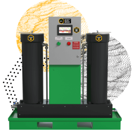 ECR Sub-micron Particulate Contamination Removal